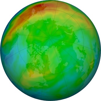 Arctic ozone map for 2024-12-20